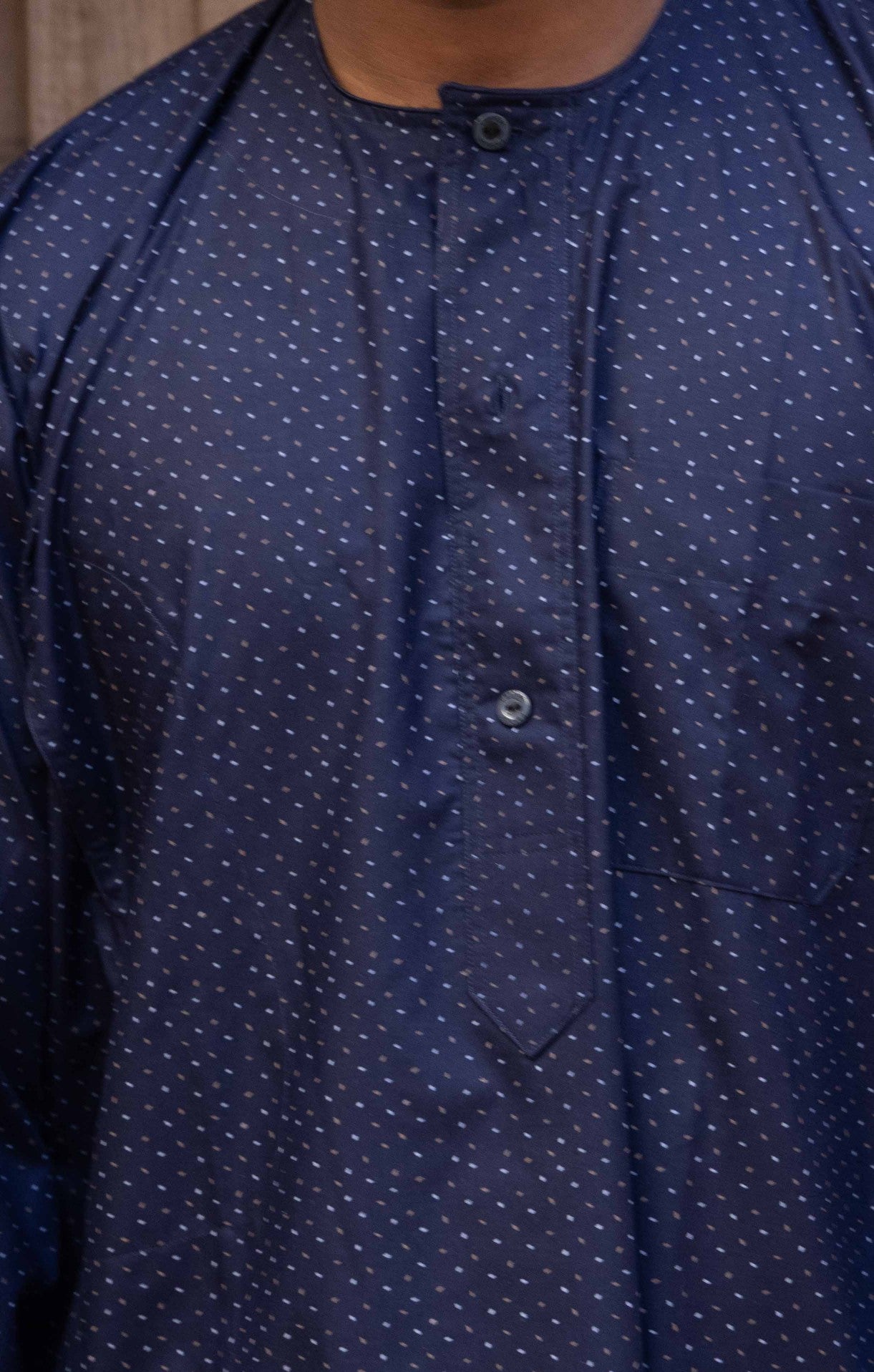 Ala Al Taj Dark Blue Printed